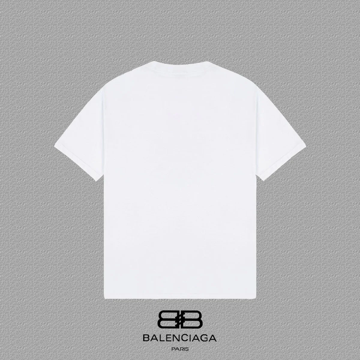 P80✨🔥 BALENCIAGA Paris lettering printed short-sleeved T-shirt. Custom-woven and dyed 300 grams of combed cotton heavyweight fabric. Zero color difference in threads. Perfect details. Different from the current currency version. Welcome to compare. Same Style for men and women. Must-sell in the picture above. Color: White Black Size: 1 2 3 4